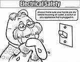Save Electricity Coloring Pages At Getcoloringscom Free sketch template