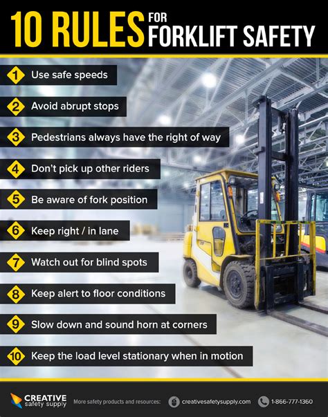 Forklift Safety Poster