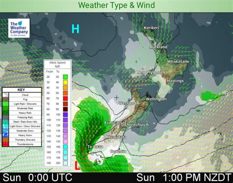 Sunday’s national forecast | WeatherWatch - New Zealand's Weather Data ...