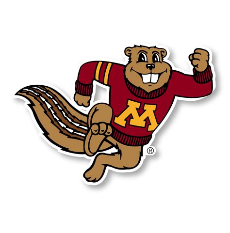 Minnesota Gophers 4 Inch Vinyl Mascot Decal Sticker - Walmart.com - Walmart.com