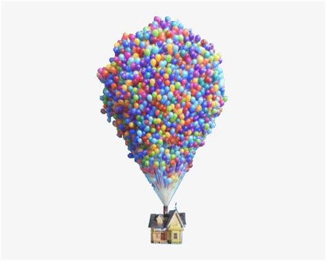 House From Up - Hot Air Balloon - 348x606 PNG Download - PNGkit