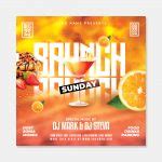 Brunch Flyer PSD Design - ksioks