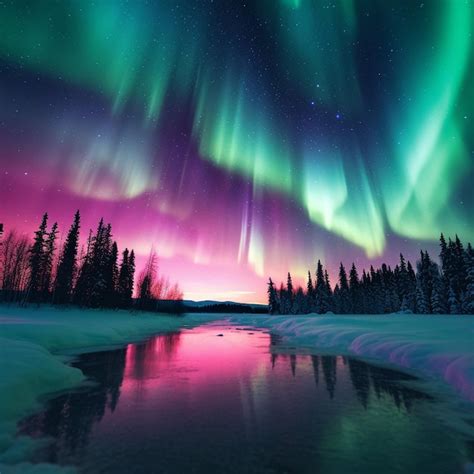 Premium AI Image | Aurora borealis