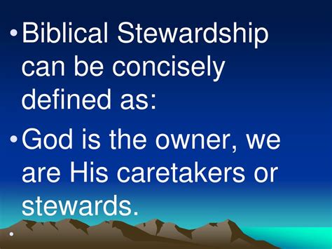 Definition Of Stewardship In The Bible - DEFINITION GHW