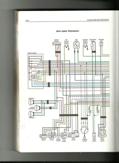 2002 Honda Rancher 350 Es Wiring Diagram - Wiring Diagram and Schematic