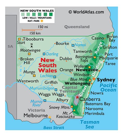 New South Wales Maps & Facts - World Atlas