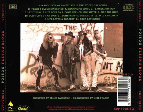 Classic Rock Covers Database: Poison - Flesh & Blood (1990)