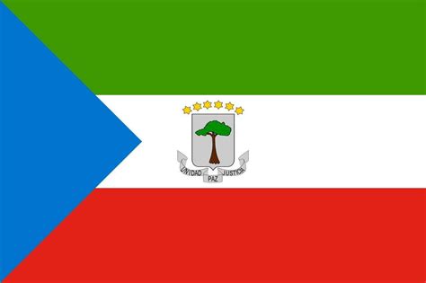 Acrylic Face Mounted Prints Equatorial Guinea Country Flag Malabo Bata ...