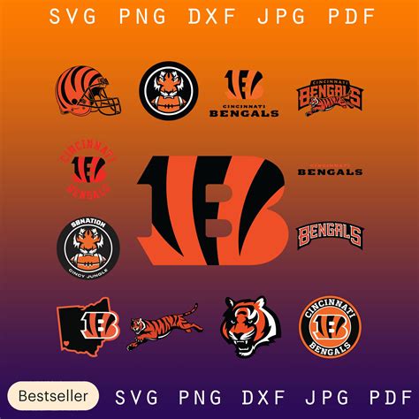 Cincinnati Bengals Svg Bundle, Panthers Svg, Carolina Panthers Logo, Panthers Clipart, Footba ...