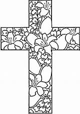 Cross Adult Coloring Pages At GetColoringscom  Free printable sketch template