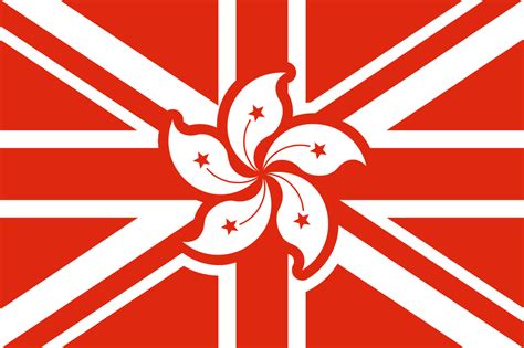 British Inspired Hong Kong Flag : vexillology