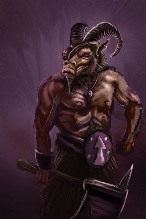 a beastmen by munkierevolution on DeviantArt