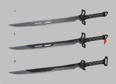 These Swords were paired with the Ronin Prime Concept Art below. Will the Length versus Girth ...