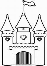 Castle Coloring Pages sketch template