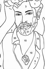 Handsome Man  People Coloring Pages For Adults Free sketch template