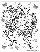 Nebula Colorea Winx Sketch Coloring Page sketch template