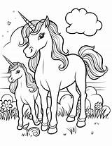 75 Unicorn Coloring Pages Fun Cute Sheets sketch template