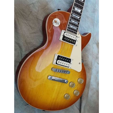 Gibson Les Paul Standard Electric Guitar Honey Burst Solid Maple Cap ...