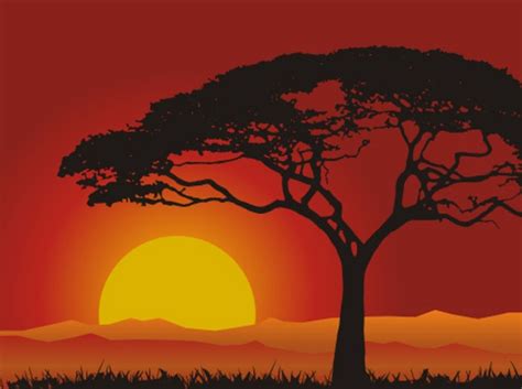 Tree of Life | Lion king art, Lion king tree, Sunset painting