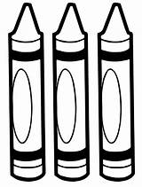Coloring Page Of A Crayon Fun And Creative Activity For Kids sketch template