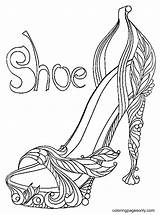 Shoe Coloring Page For Kids And Adults  Nation sketch template