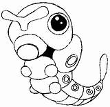 Pokemon Coloring Pages Caterpie Page Free – Kleurplaten sketch template