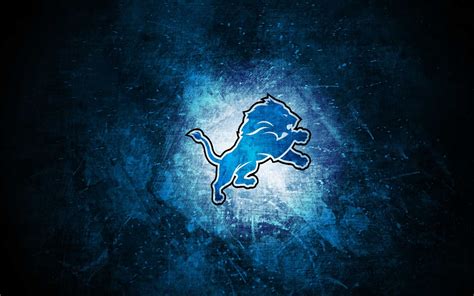 Sports : Detroit Lions NFL Blue Lion Jump Dark Backgrounds ... | Connor ...