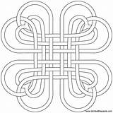 Heart knot To Print And color Or Use As A Digital Stamp  Celtic sketch template