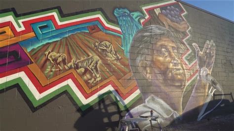 Arte Texas unveils new Cesar Chavez mural in East Austin | kvue.com