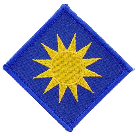 U.S. Army 40th Infantry Division Patch Yellow & Blue 3" - Walmart.com - Walmart.com