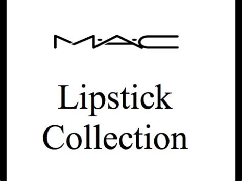 MAC lipstick collection and swatches! - YouTube