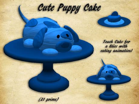 Second Life Marketplace - Cute Puppy Cake
