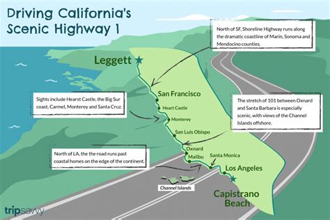 Highway 1 Conditions In Big Sur, California - Highway 1 California Map ...