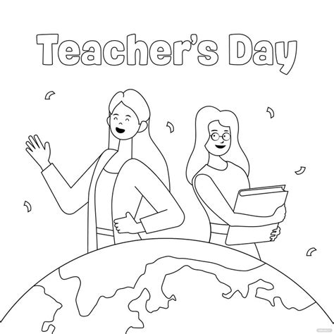 Teachers Day Icon Drawing in PSD, Illustrator, SVG, JPG, EPS, PNG - Download | Template.net