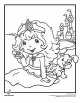 Strawberry Shortcake Happily Ever After Coloring Page  Cartoon Jr sketch template