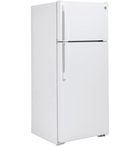 GE - GTE18GTNRWW - GE® ENERGY STAR® 17.5 Cu. Ft. Top-Freezer Refrigerator-GTE18GTNRWW ...
