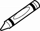 Crayon Coloring Pages sketch template