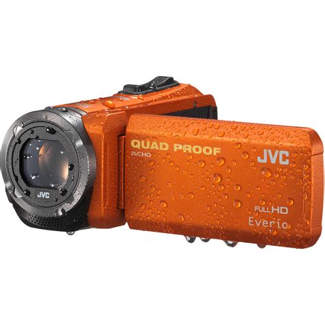 JVC GZ-R320DUS Quad-Proof HD Camcorder (Orange) GZR320DUS B&H