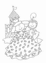 Free Dearie Dolls Digi Stamps Princess Castle  Christmas sketch template