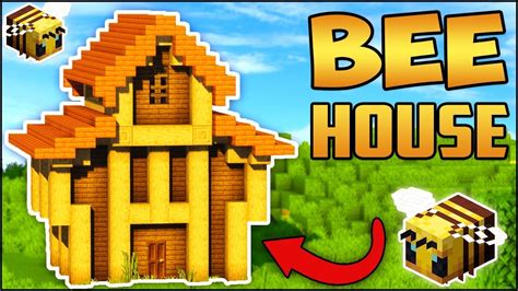 Minecraft 1.15 Bee Farm + Bee House Tutorial - YouTube