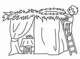 Feast Of Tabernacles Coloring Sketch Page sketch template