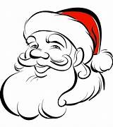 Santa Beard Coloring Page sketch template
