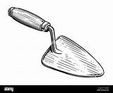 Hand Trowel Sketch At Indiana Brownless Blog sketch template