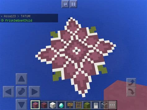 Copied an epic Flower Design for Fun | Minecraft Amino