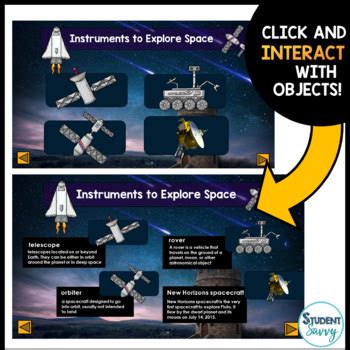 Space PowerPoint and Google Slides - Interactive Astronomy Earth ...