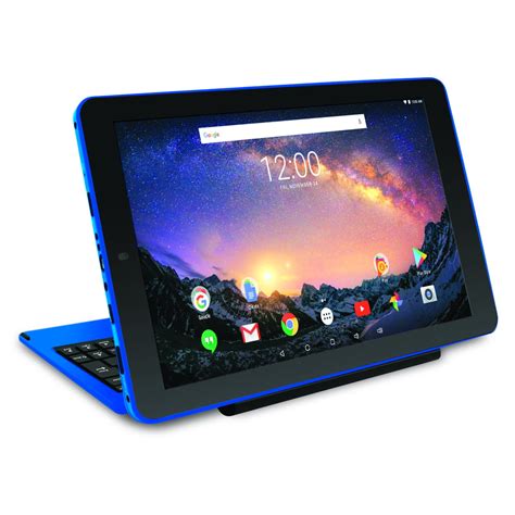 RCA Galileo Pro 11.5" 32GB 2-in-1 Tablet with Keyboard Case Android OS, Blue (Google Classroom ...