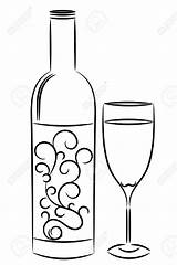 Wine Glass Coloring Page Pages sketch template
