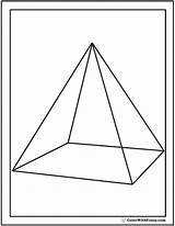 Pyramid Coloring Pages sketch template