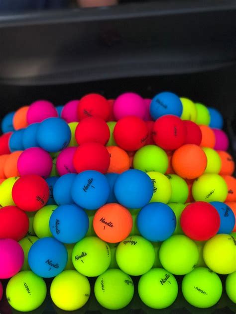 72 x NEON NOODLE GOLF BALLS – Online Golf Auctions