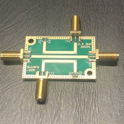 Dual Directional Coupler for 2.4 GHZ (13 cm band) on Rogers R4350B - sv1afn.com